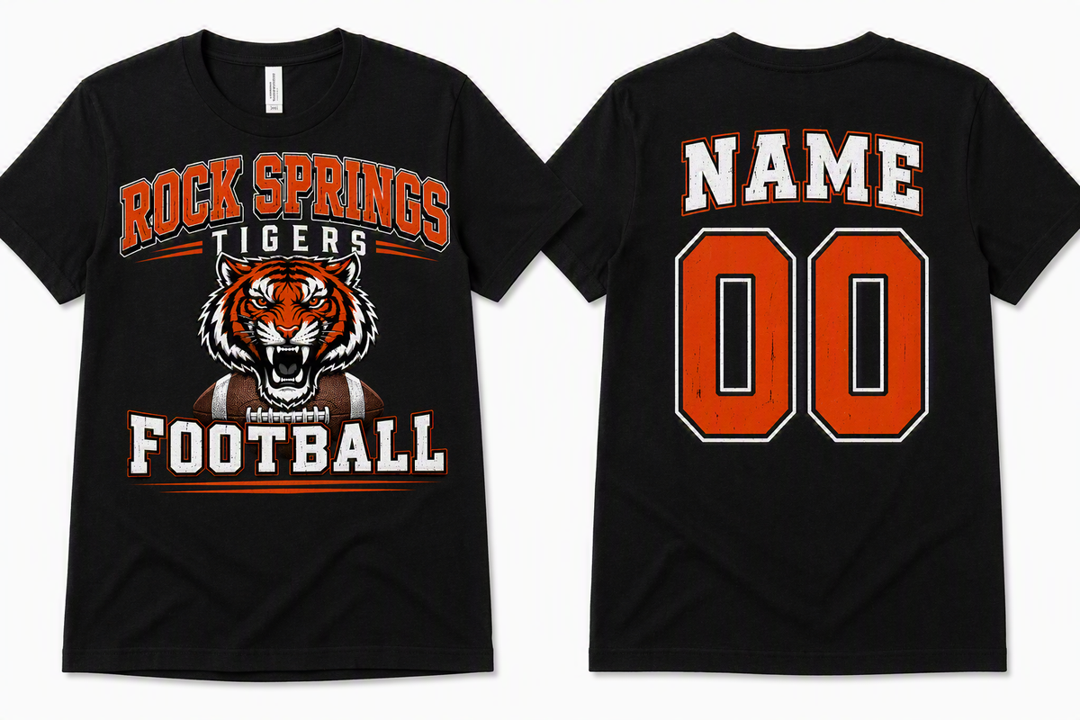 Football Tee / Rock Springs Tigers