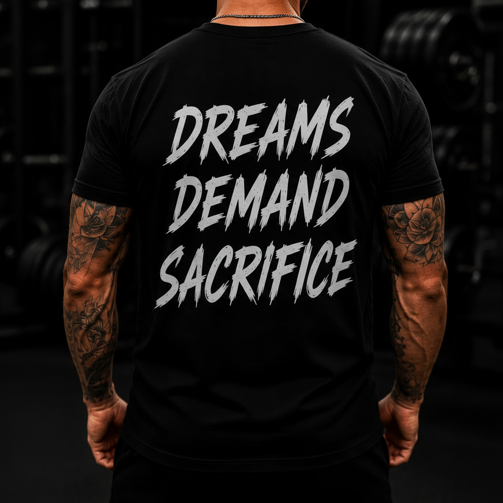 Dreams Demand Sacrifice - Back Only