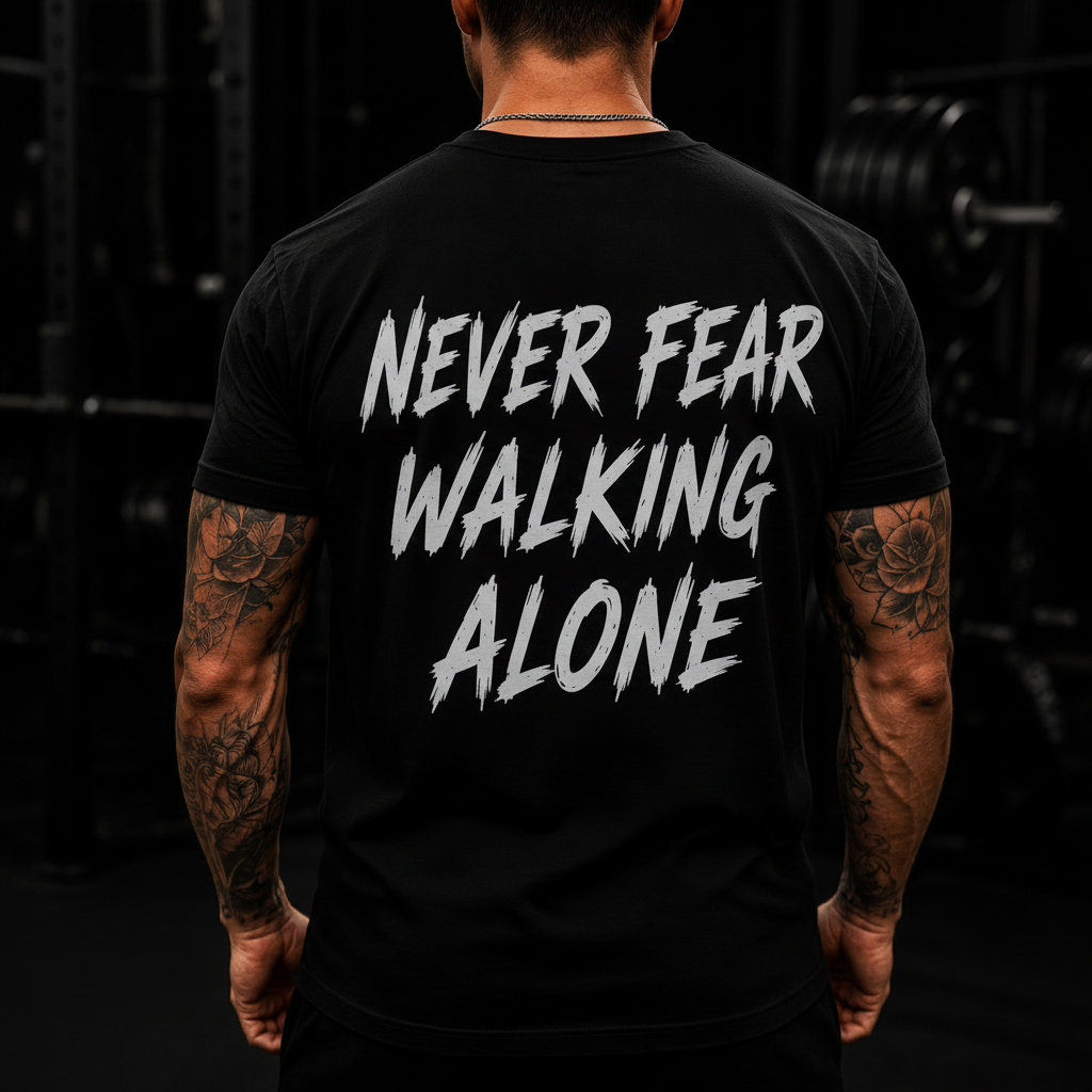 Never Fear Walking Alone - Back Only