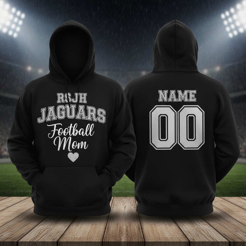 RSJH Jaguars Football Mom Hoodie