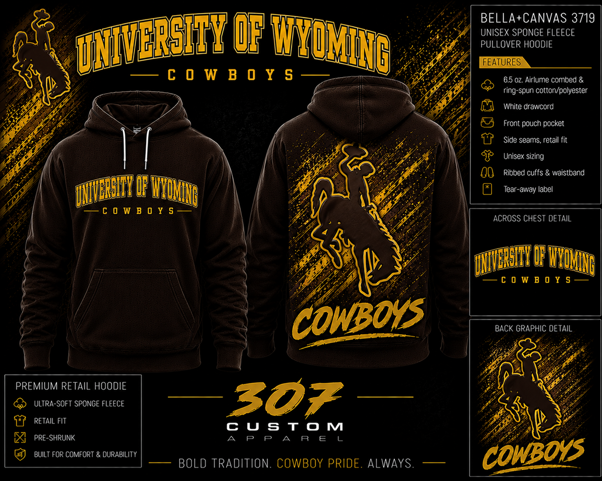 Wyoming Cowboys Classic Hoodie
