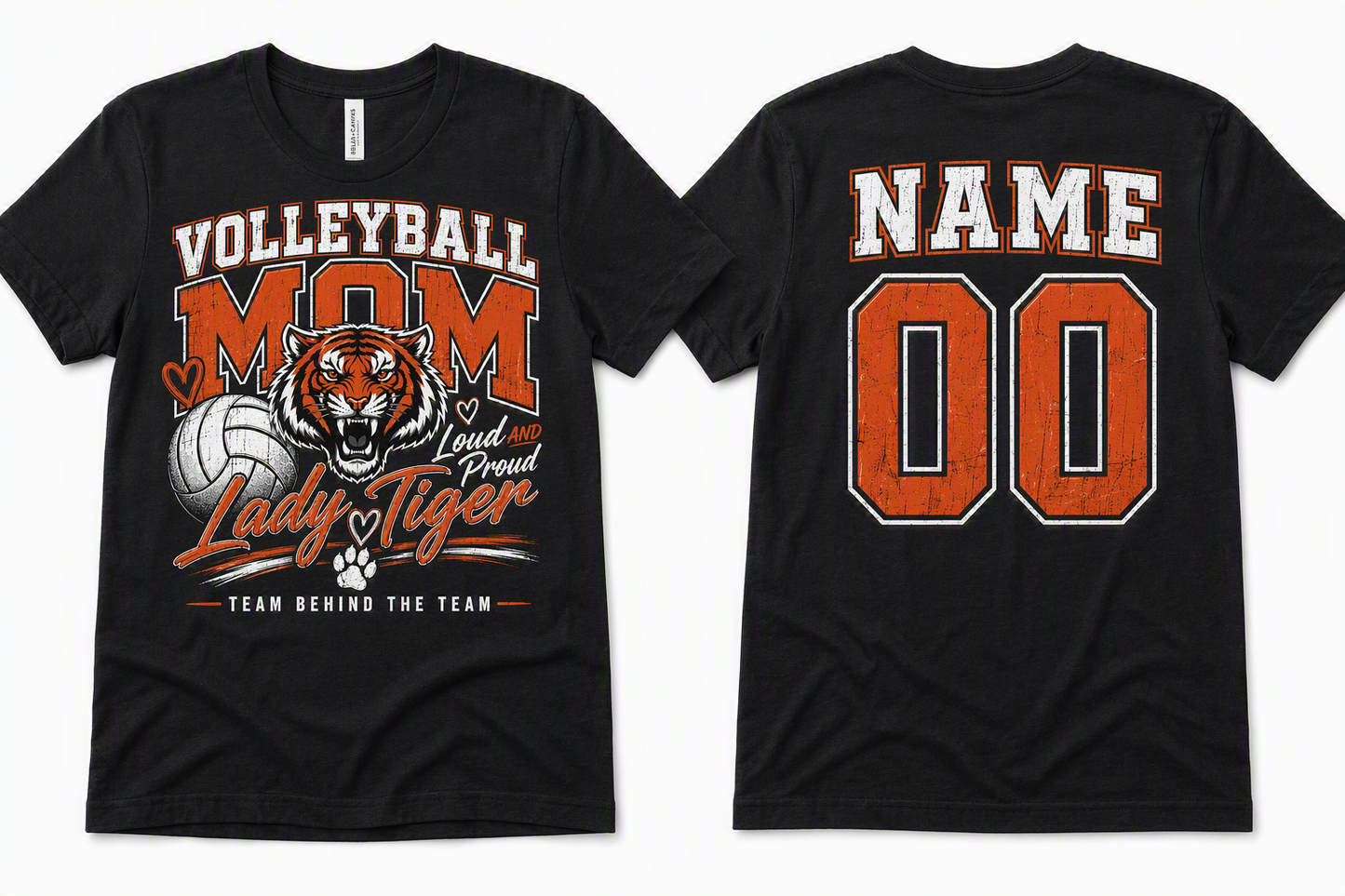 Volleyball Mom Lady Tiger Tee