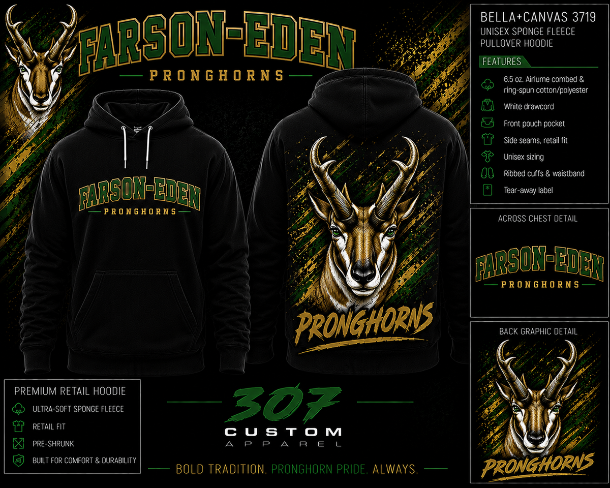 Farson-Eden Pronghorns Classic Hoodie