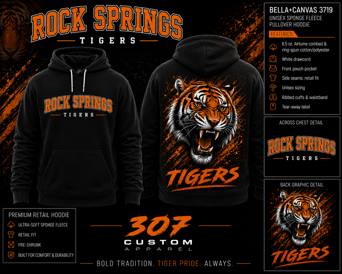 Rock Springs Tiger Classic Hoodie