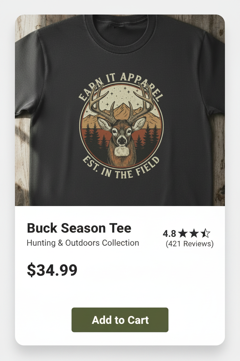 Buck Season Tee Product Card
