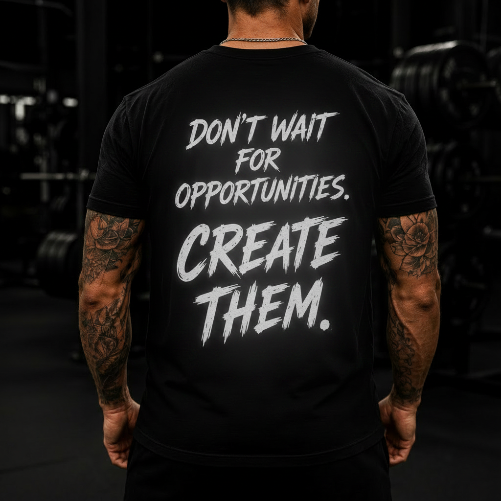 Don't Wait For Opportunities - Back Only