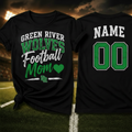 Green River Wolves Football Mom Tee - Heart Restored