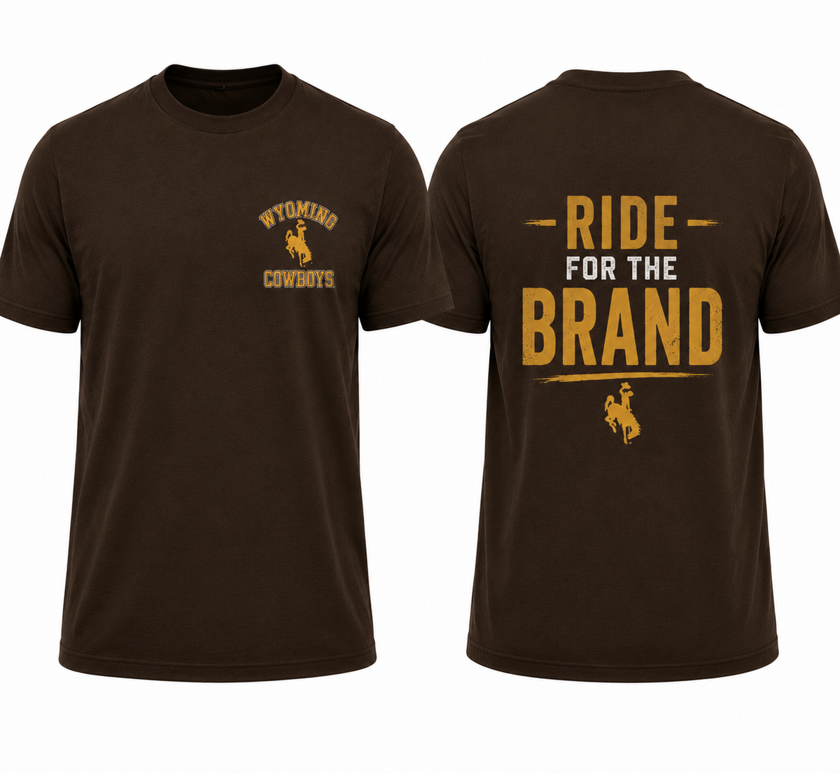 Ride for the Brand – Wyoming Cowboys Tee