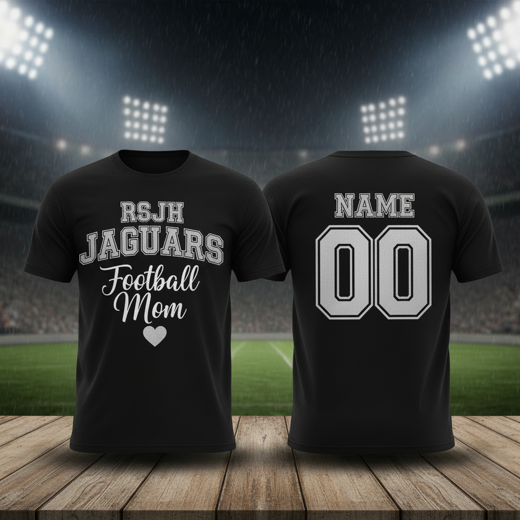 RSJH Jaguars Crew Neck Tee - Short Sleeve No Hood