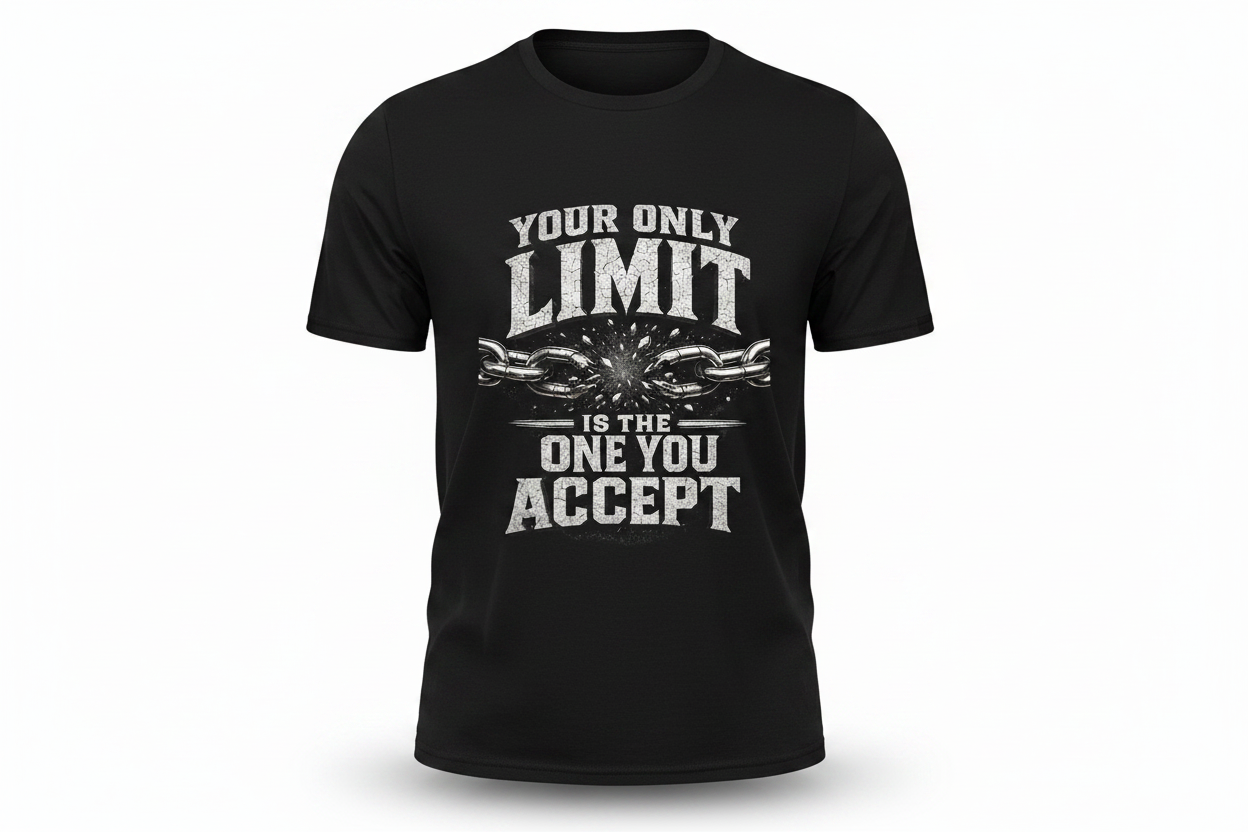 Your Only Limit Tee Mockup v2